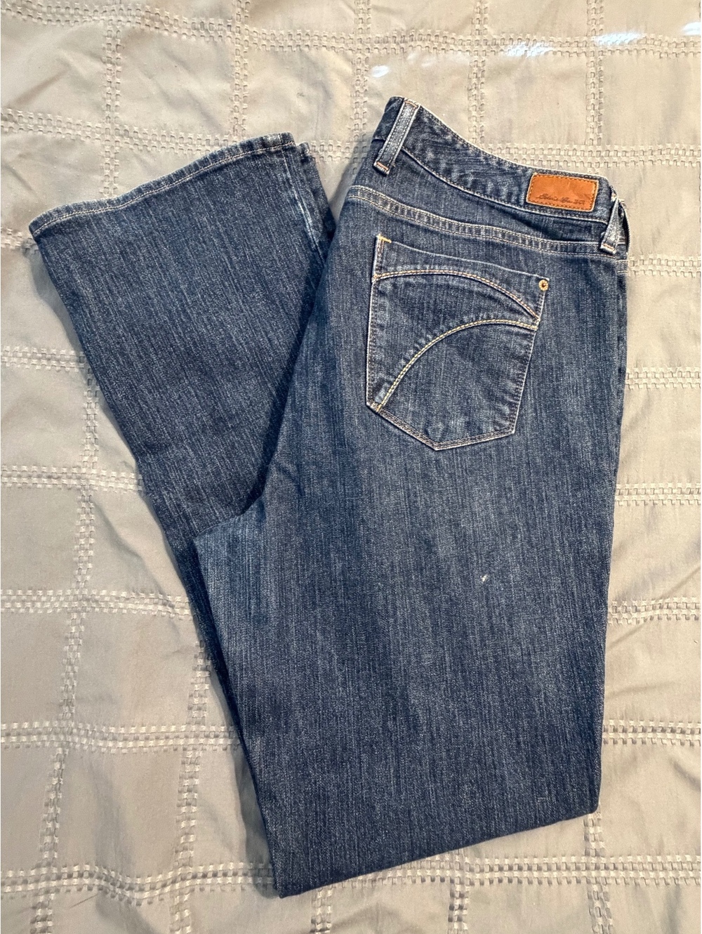 Eddie Bauer Women's Tall Curvy Jeans Size 18T Blue Denim